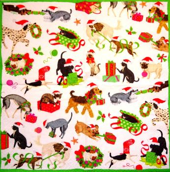 HUN-757 Dogs - 3-ply - Caspari - CS